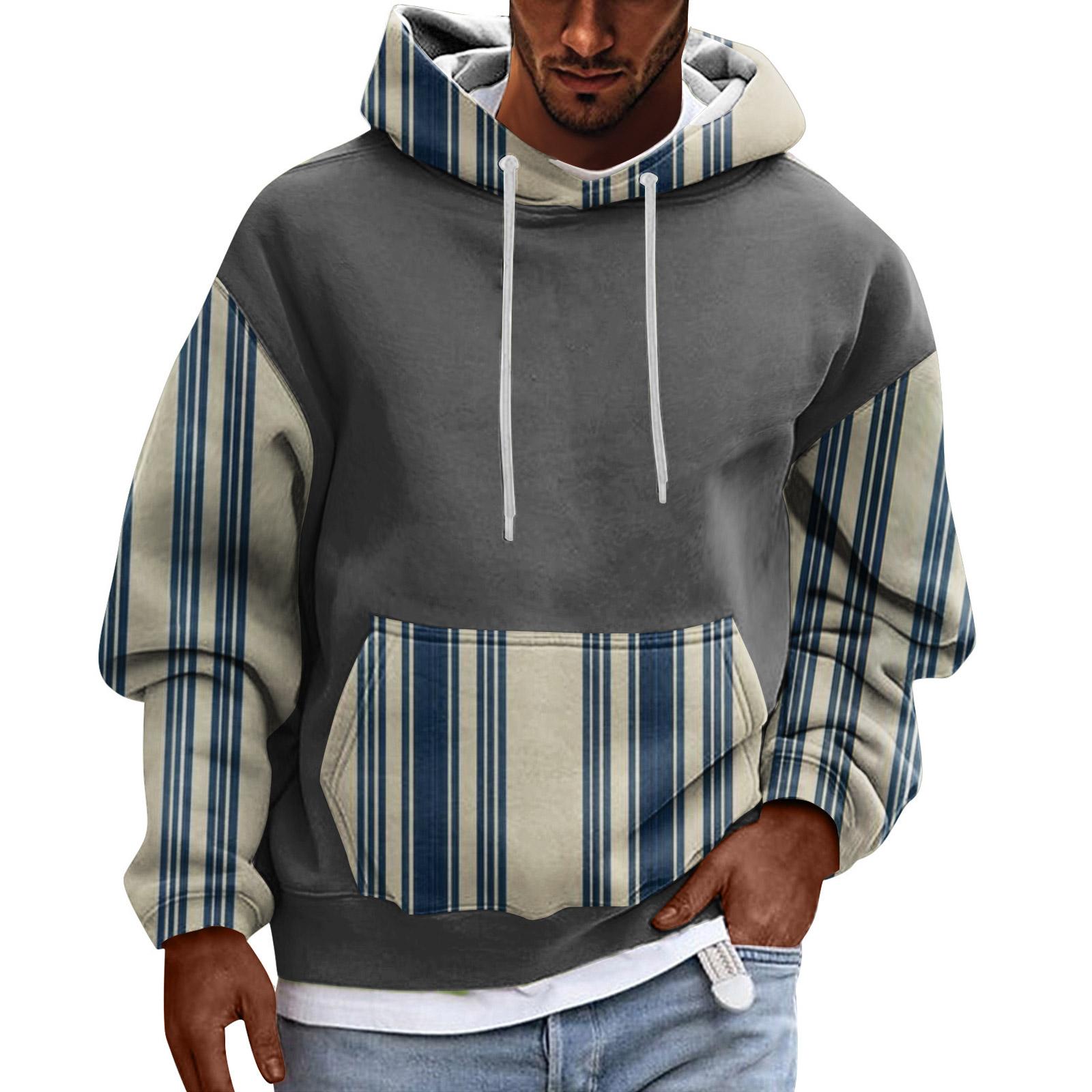 

Hooded Sports Tracksuit Unisex Running Outfits Long Sleeve Pullover Hoodies Sweatshirt XL хаки