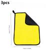 3pcs Microfiber Car Wash Towel Cleaning Cloth, Thickened Water-absorbent Coral Fleece Car Wipe Towel, Suitable for Home and Car Use Cleaning Supplies
