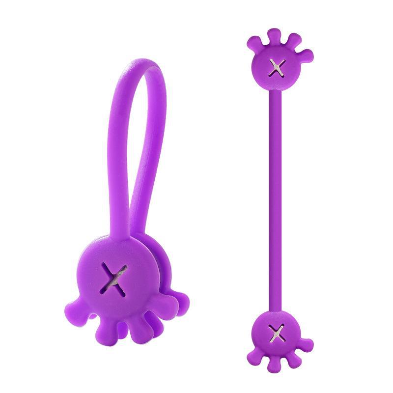 Palm Silicone Magnetic Cable Organizer and Bookmark