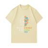 Men's 100% Cotton Crew Neck Short Sleeve T-Shirt, Creative Split Brain Art Intelligence Change Quote Print Casual Lightweight Tee for Daily Wear