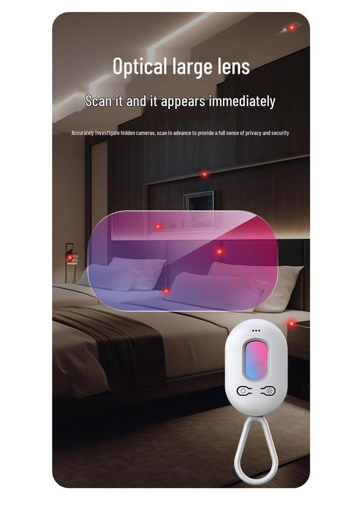 2026 Anti-Peeping Smart Camera Detector: Wireless Infrared for Hotel and Travel Safety