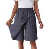 Women's Elastic Waist Side Pocket Midi Skirt In Multiple Colors