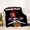 1pc Chucky Outdoor Blanket Lightweight Flannel, Soft & Warm, All Season Use for Sofa, Outdoor, Camping, Living Room, Office, Chair
