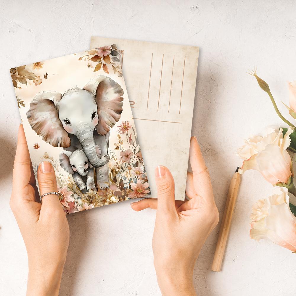 32 Pcs, Vintage Animal Postcards, Wall Stickers, Mailing Cards, Greeting Cards, DIY Postcards, Souvenir Postcards, Decorations