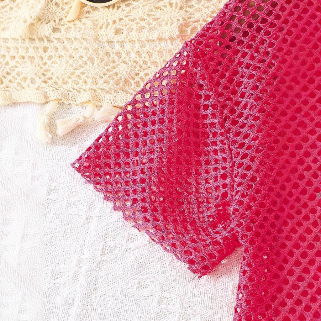 Mädchenanzug 2-8J Mädchenmode Sportbekleidung Buchstaben Weste + Schwarze Jogginghose 2-teilig