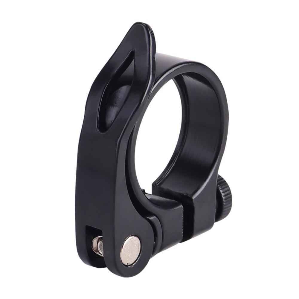 Bike Seat Post Clamp 31.8mm 34.9mm Aluminum Alloy Seat Tube Clip Bicycle Quick Release Seatpost for Mountain Tube Bike