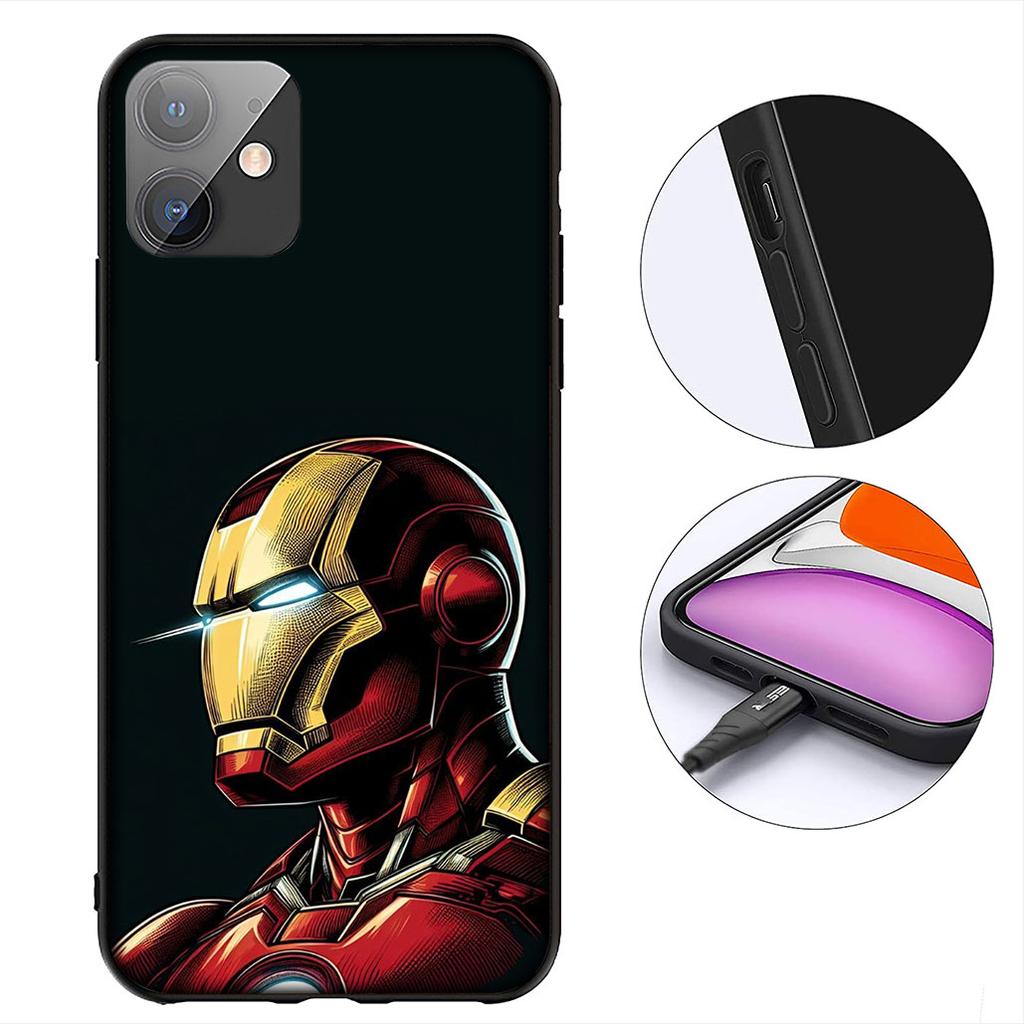Ironman Marvels Superhero Iron Man Phone Case for Samsung Galaxy A04 j7 J5 J2 Prime J8 A01 A02 A03  A42 M06 M16 M56 M23 M17