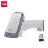 Deli 2.4GHz Wireless 1D/2D Barcode Scanner
