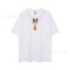 Summer Men's and Women's Same Fashion Trend T-shirt Personalized Trend Wing Printing Comfortable and Simple