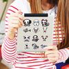 50PCS Cartoon Skeleton Animal Stickers, Cute Skull Decals for Notebook Journal DIY, Waterproof Decoration