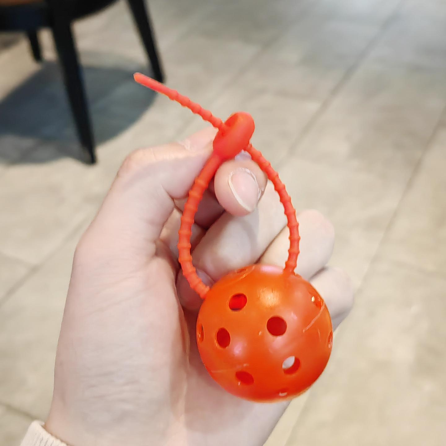 Cultural Creative Pickleball Racket Keychain - Mini Sports Bag Charm Gift