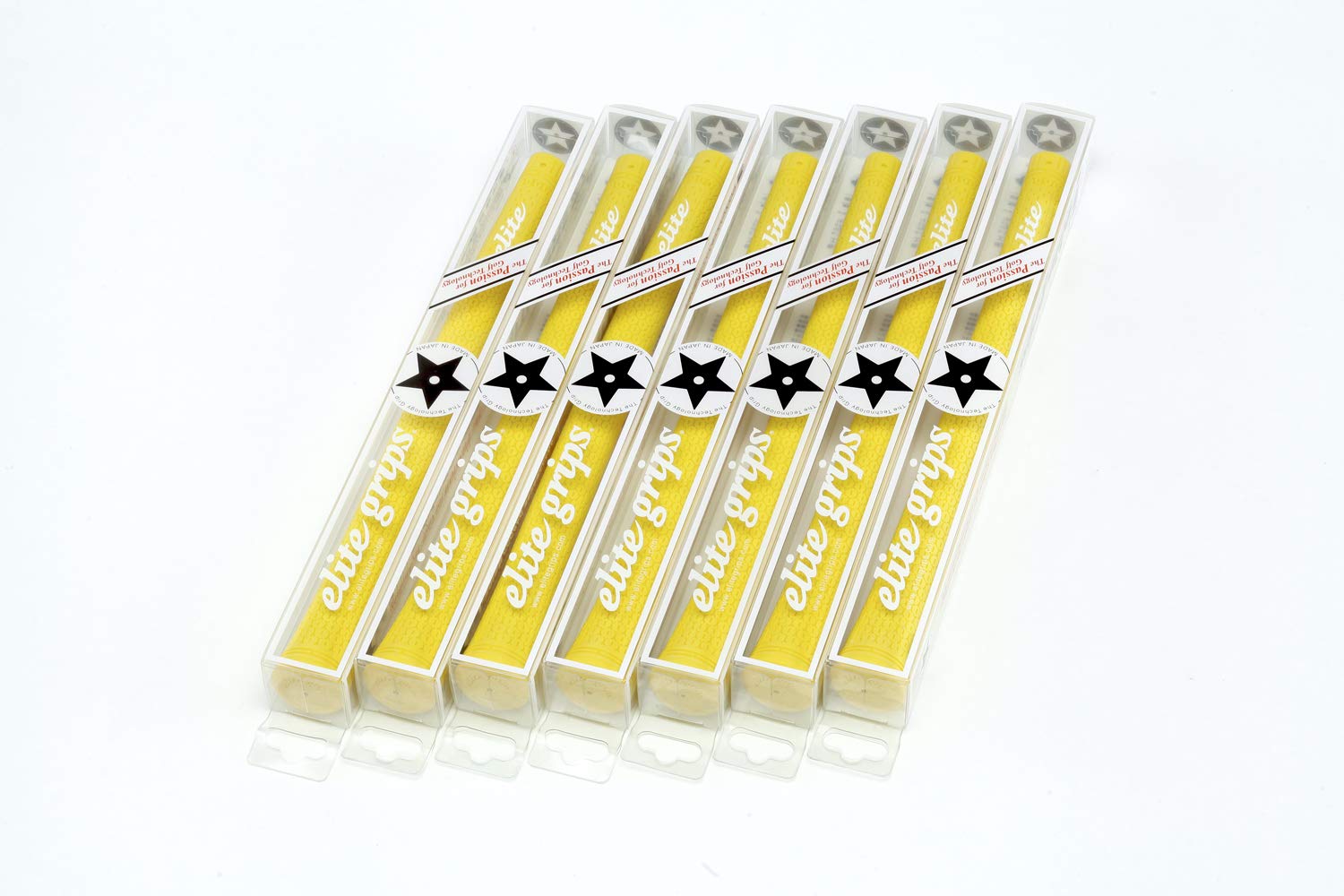 

elitegrips Гольф Грипсы TD50C SOFT набор Кислотно-желтый с линией сзади 7 штук