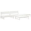Exclusive House - 4 Pcs Garden Furniture Set with White Cushions Solid Wood