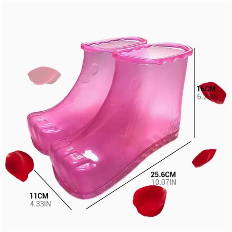 Foot Tub Foot Soaking Shoes Bath Massage Therapy Boots Portable Massage Home Feet Relaxation Slipper Acupoint Health Care