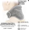 New Hot Sell Portable Heat Massaging Neck Wrap Memory Foam Electrically Heated Massage Neck Heat Therapy Massage Pillow