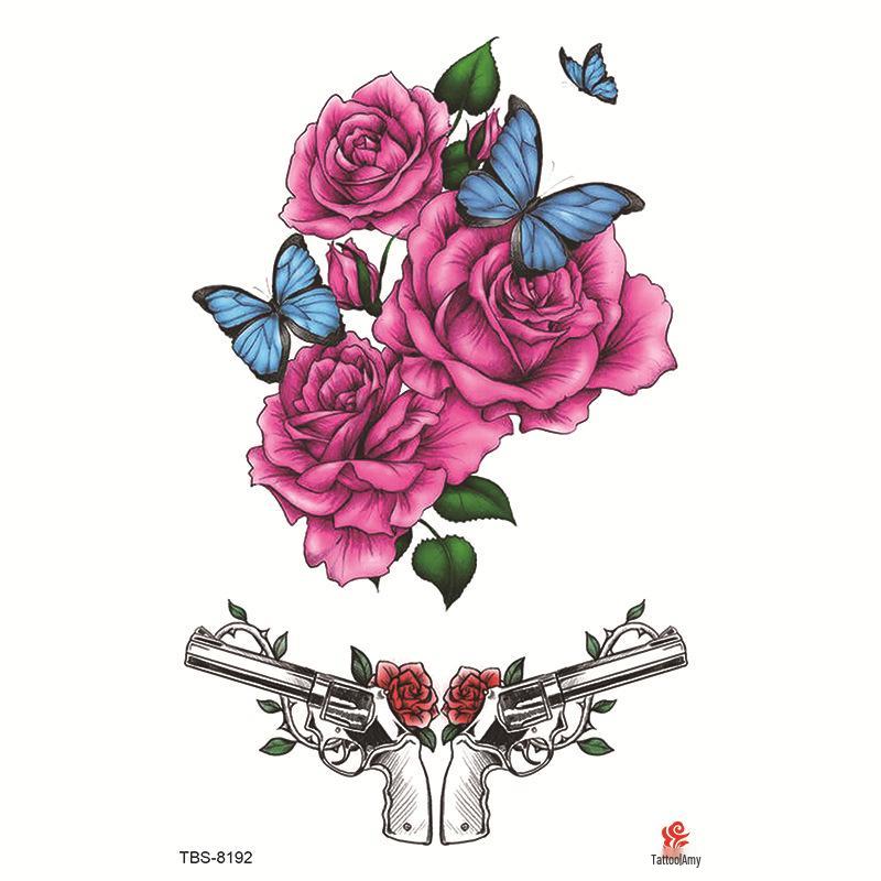 Wasserdichtes Ganzarm Totemsymbol Tattoo Aufkleber Set