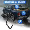 6Pcs L-Track Stud Fitting with U-Hook Carbon Steel Tie Down Anchors For L-Track Rails Trucks Trailers Cargo Management 6PK