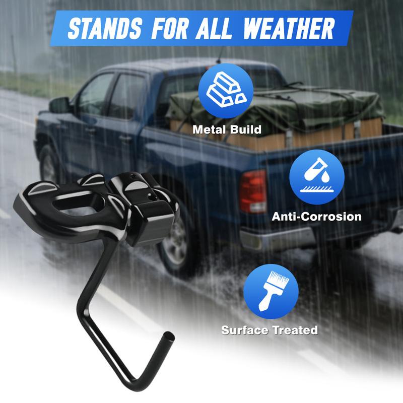 6Pcs L-Track Stud Fitting with U-Hook Carbon Steel Tie Down Anchors For L-Track Rails Trucks Trailers Cargo Management 6PK