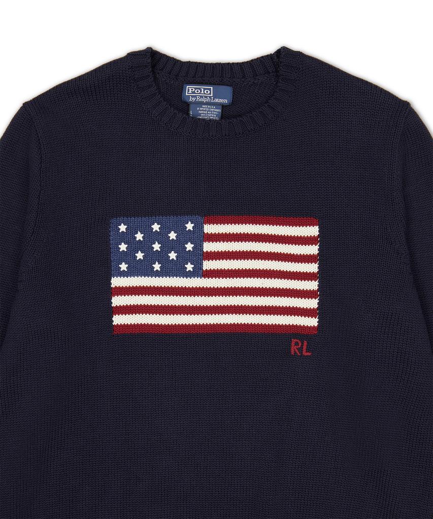 POLO RALPH LAUREN Iconic Flag Sweater - Blue