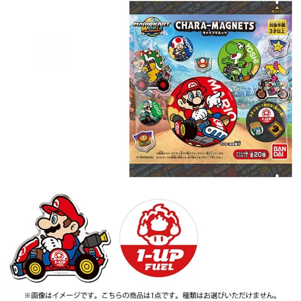 

Bandai Candy Mario Kart World Character Magnets 1 Piece [collection Food Toy]