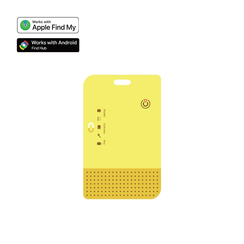 

Dual System Anti-Lost Bluetooth Device for Apple & Google - Locate Keys & Luggage Easily жовтий