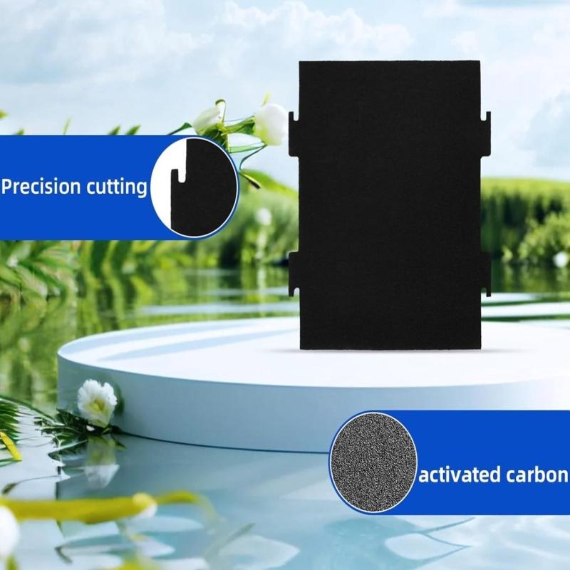 6 Pack Range Hood Filter Extractor Hood Filter Oil Purifiering Filter Hood Filter Sponge Texture Suitable for Cooking