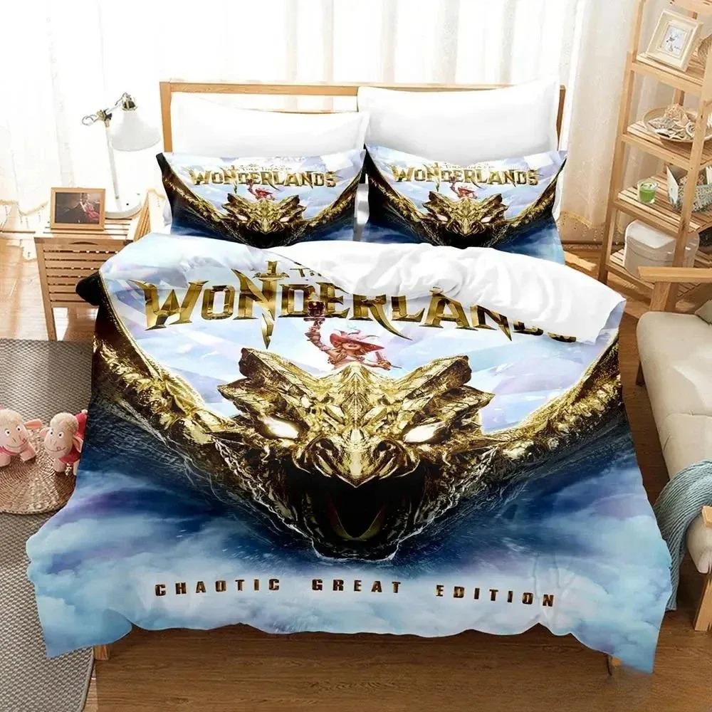 

Game Tiny Tina s Wonderlands Bedding Set Single Twin Full Queen King Size Bed Set Adult Kid Bedroom Duvet cover Sets Anime AU Single 140x210cm