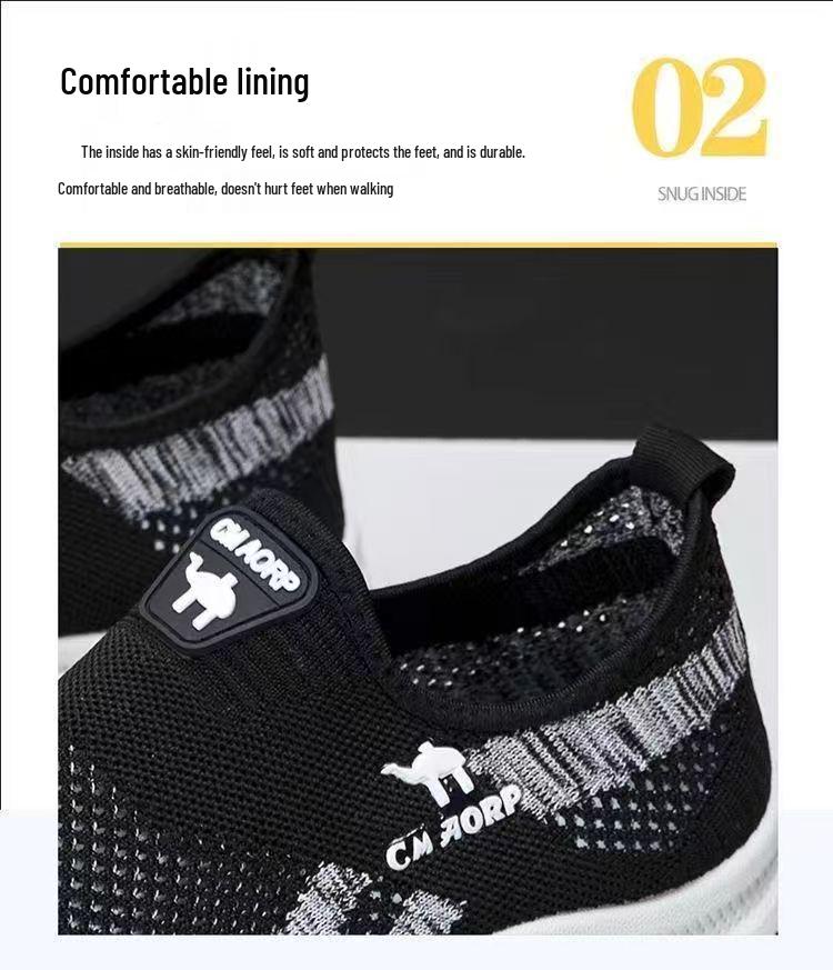 2025 Summer Men's Breathable Mesh Slip-Resistant Casual Walking Shoes