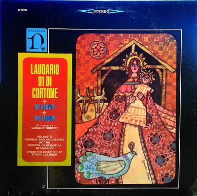 LP Record LUCIANO SGRIZZI, CHORUS & ORCHESTRA - Under The Direction Of Edwin Loehre H71086 NONESUCH US Classical Used