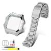 Mod kit AE1200 case for Casio 3299 AE-1200 AE-1300 stainless steel bezel metal band Bracelet mirror waterproof ring screws Parts