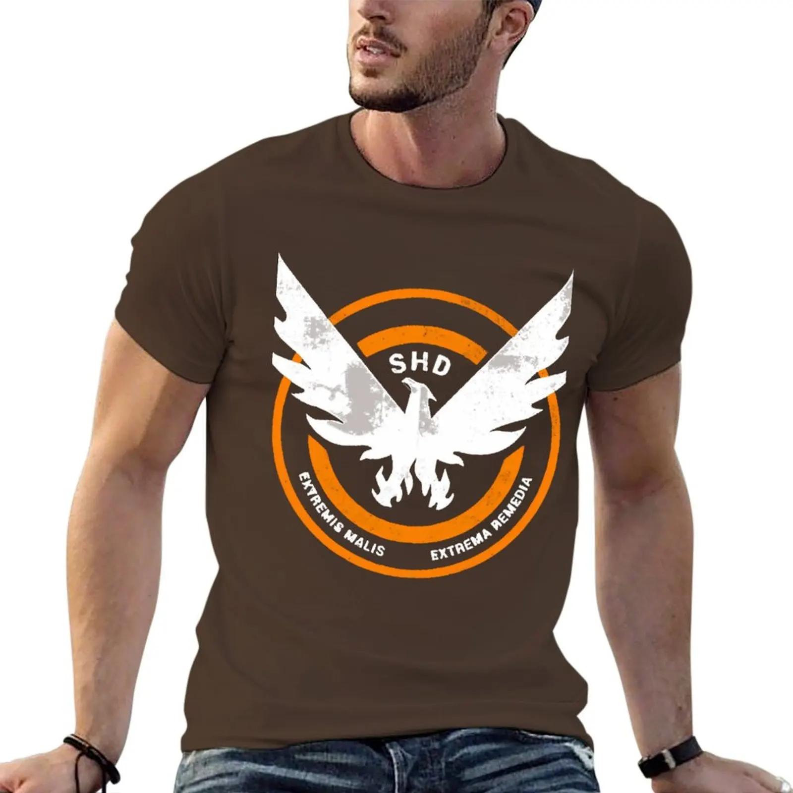 

Футболка The Division Shd Grunge Logo 2 великих розмірів топи футболки з принтом кавайний одяг митниця чоловічий одяг 3XL