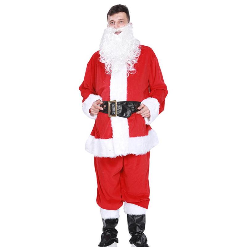 New Christmas Santa White Fake Beard Unisex Fancy Dress Xmas Party Accessory