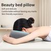 Ergonomic O/U-shaped Facial Pillow for Neck & Face Support, Machine Washable, All-Season Use.