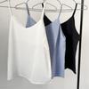 New ArrivalS Open Run Women S Satin Slip blouSe Solid Color