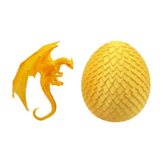 3D Printed Flying Dragon Figurine Dragon Shape TV & Computer золотистый