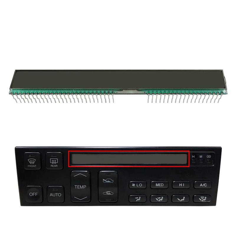 LCD Display For Lexus LS400 A/C Climate Control Unit Display 1990-1992 45 Pins LHD Left Hand Driver Instrument Cluster