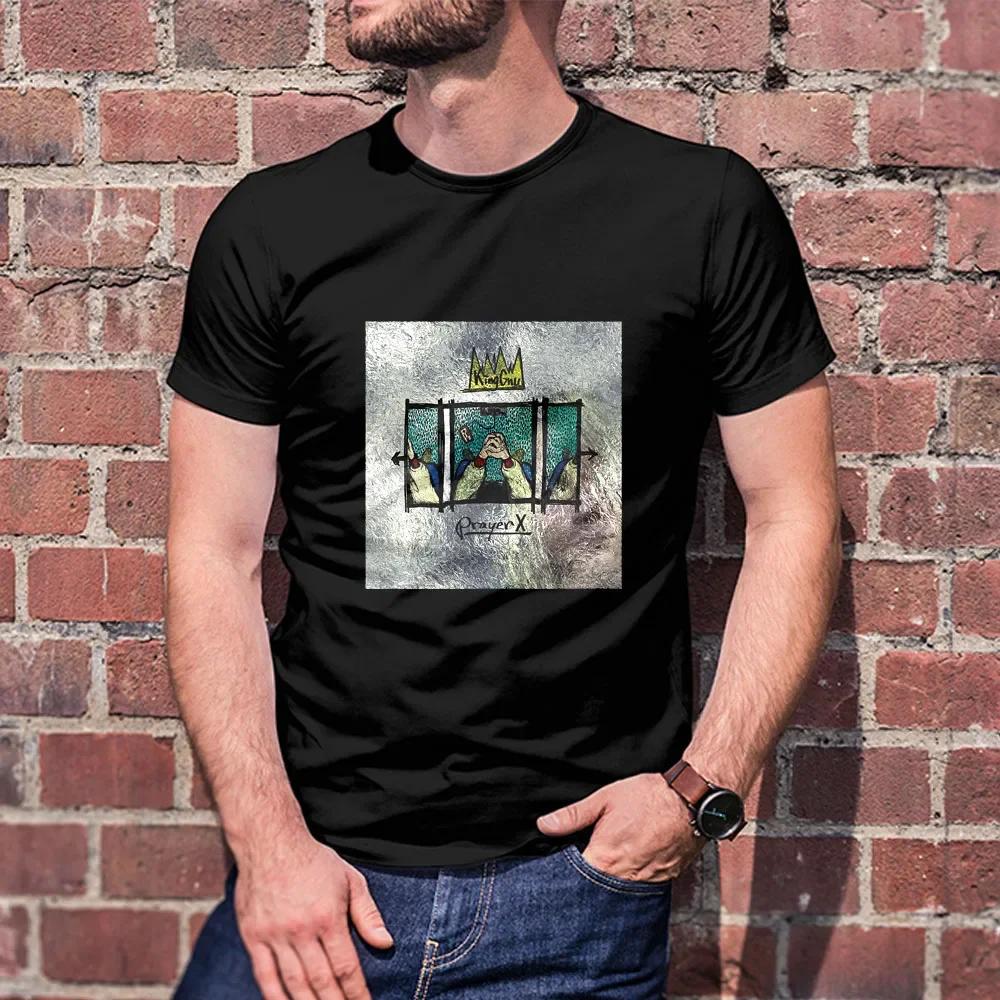 Unisex Classic Japanese King Gnu Rock Band Print Short Sleeve Fan Essential Tee