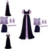 New Bridgeton Two-piece Medieval Regency Tea Party Dress Costume