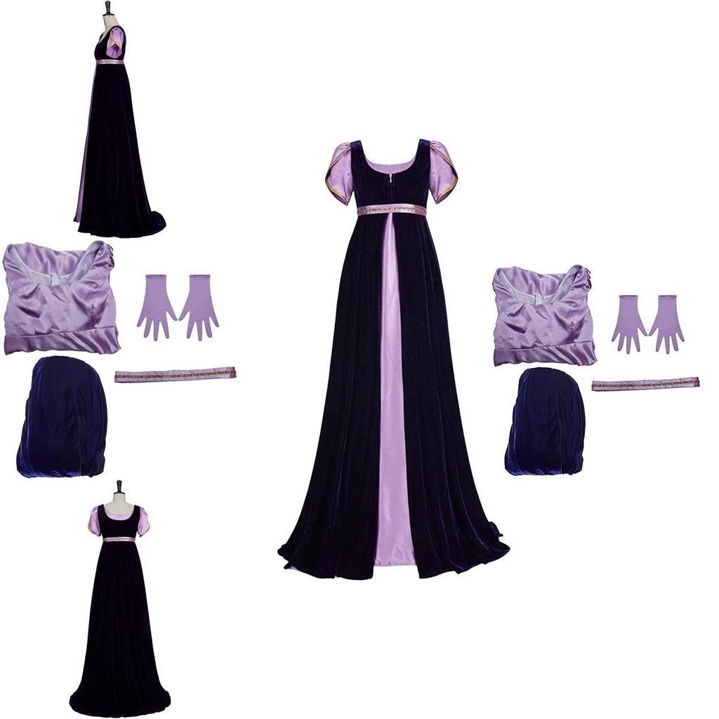 New Bridgeton Two-piece Medieval Regency Tea Party Dress Costume