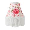 Blumen-Textil-Lampenschirm Elegant Verjüngt Mehrstufig Vintage-Inspiriert