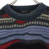 B FOR B 90s Made in Italy Old 3D Long sleeve sweater M knit Men's Used