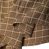 ZANZEA Women Casual Elastic Waist Loose Grid Print Long Skirts