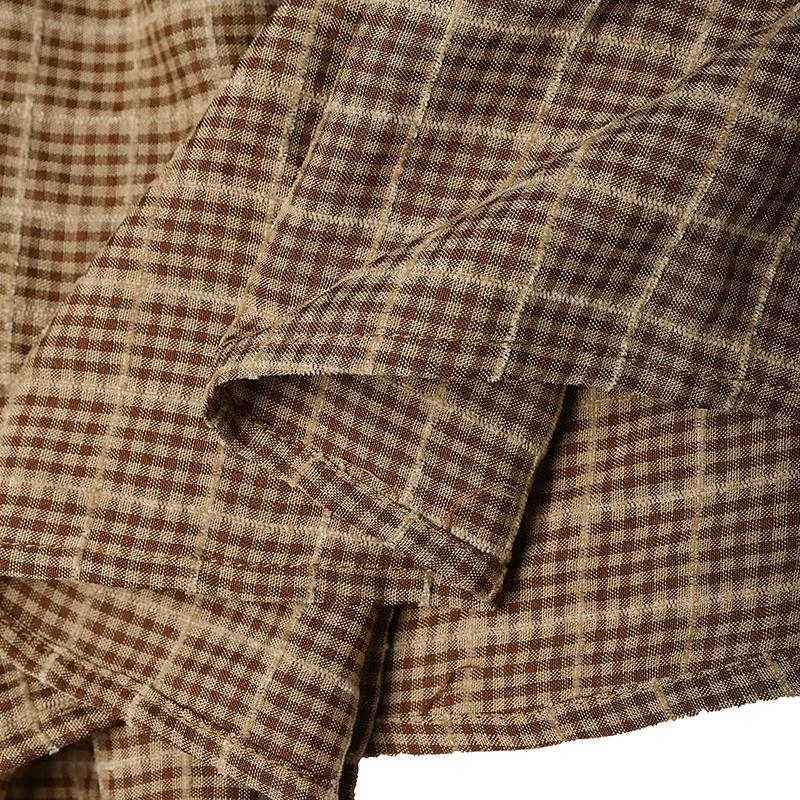 ZANZEA Dámské ležérní dlouhé sukně s elastickým pasem a volným střihem s kostkovaným potiskem