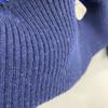 77circa Blue USED Remade Patch Knit Cardigan Tops blueUsed