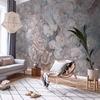 Wallpaper - Marble Flowers - Natural Stone Texture In Pastel Colors