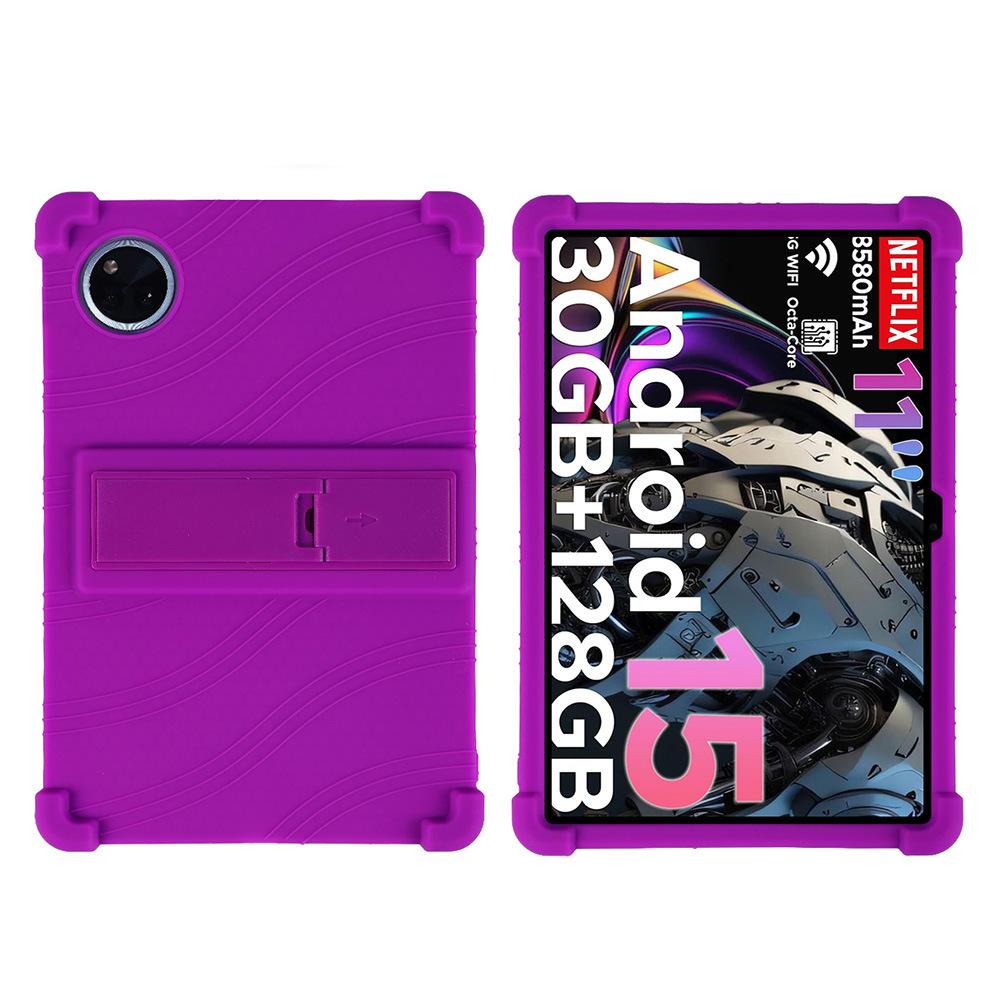 Silicone Case for DOOGEE Tab A9 Plus A9 Pro Plus 11 Inch Tablet Shockproof Protective Cover with Kickstand TPU Full Body