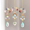 Tree of Life Faux Crystal Suncatcher, Colorful Prism Drop Pendant, Window Hanging Rainbow Maker Ornament for Indoor Outdoor Decor