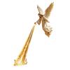 Handcrafted PLA Sculpture for Living Room Arts Angel Bookshelf Statue, Decorative Figurine with Light, Collectible Desk Creative Unique Hand