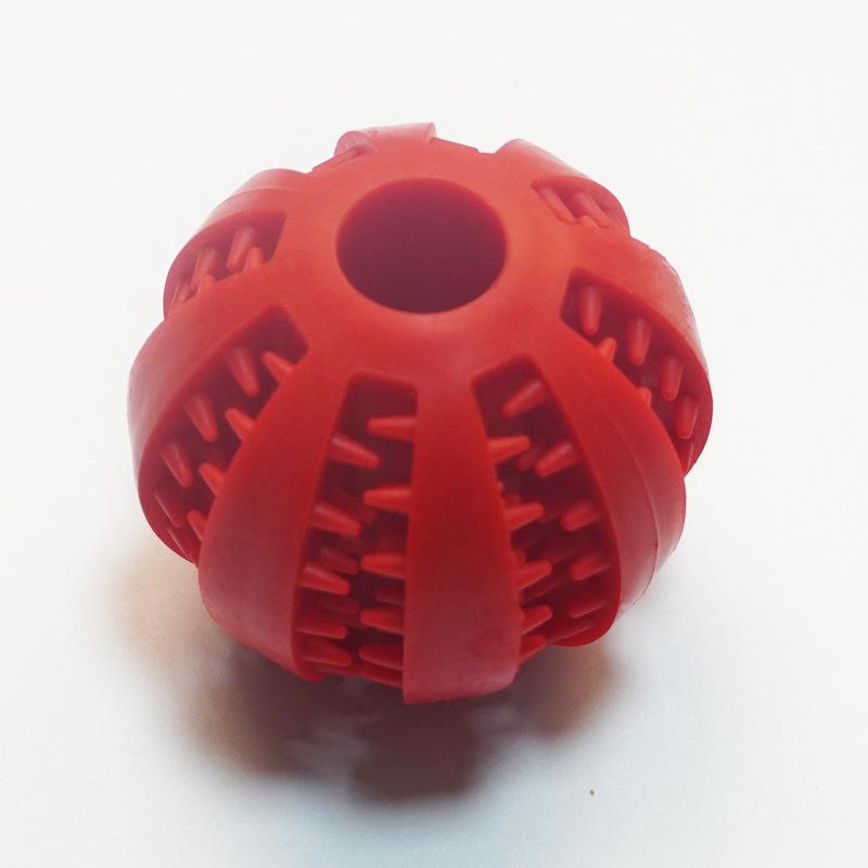 Puppy Teething Chew Clean Toy Balls Interactive Dog Treat Dispensing Ball Rubber Small Pet Enrichment Brain Stimulating Games