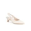 Women S ShoeS 5cm baSic Stiletto Slingback dlo603lS35 Ivory 